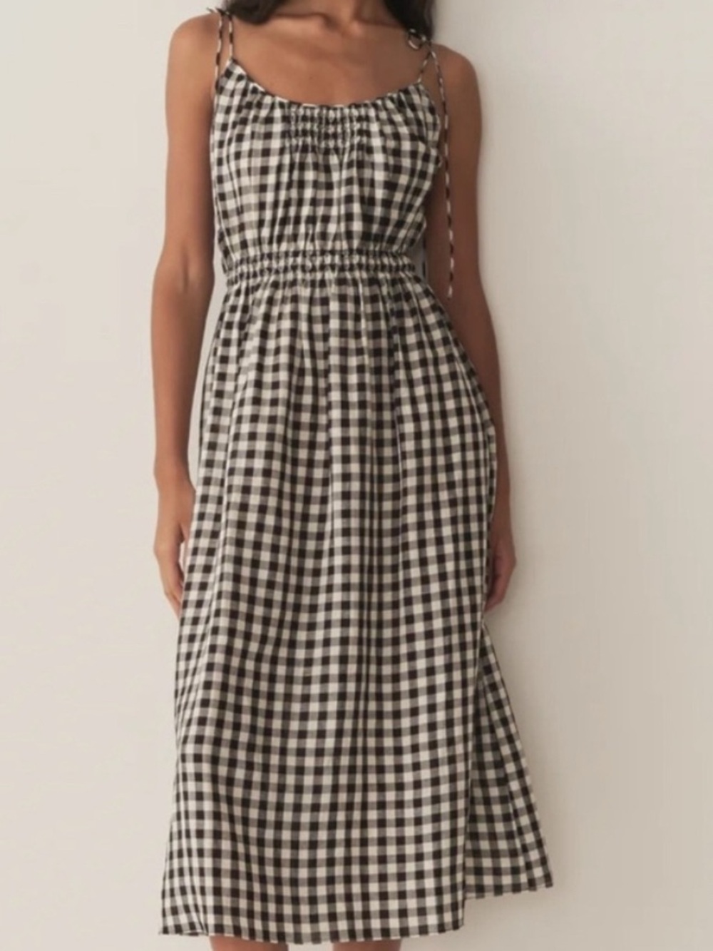 NWT DÔEN Leslie Dress — Marilyn Gingham — Size Large Cottagecore Feminine